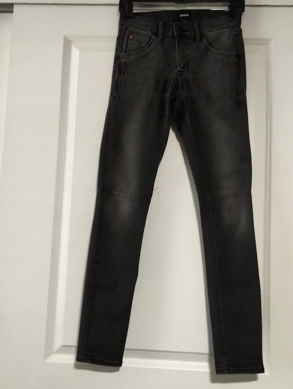 Hudson Skinny Black Jeans Style Lily Mid-Rise - Size 26